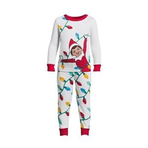 Nwt Christmas Elf on the Shelf Toddler Snug Fit Pajama Set